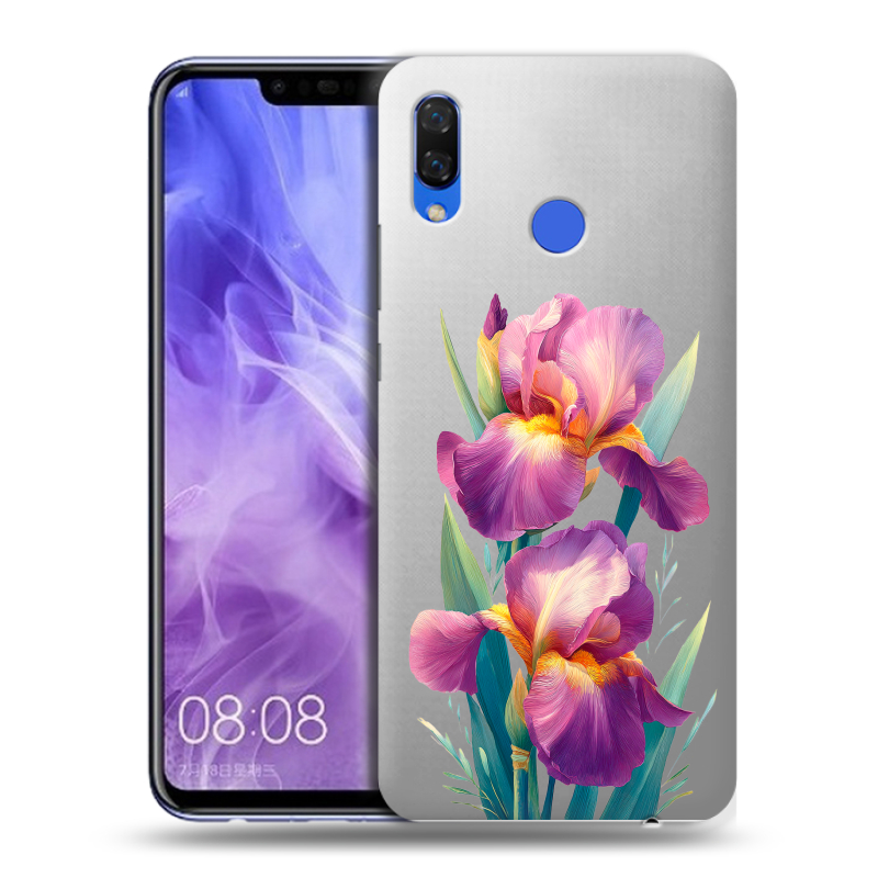 Силиконовый чехол на Huawei Nova 3i с принтом Цветы орхидеи Силиконовый чехол на Huawei Nova 3i с принтом Цветы орхидеи