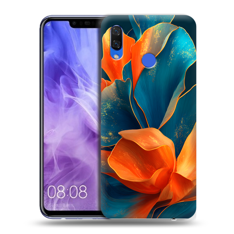 Силиконовый чехол на Huawei Nova 3i с принтом Цветы Силиконовый чехол на Huawei Nova 3i с принтом Цветы