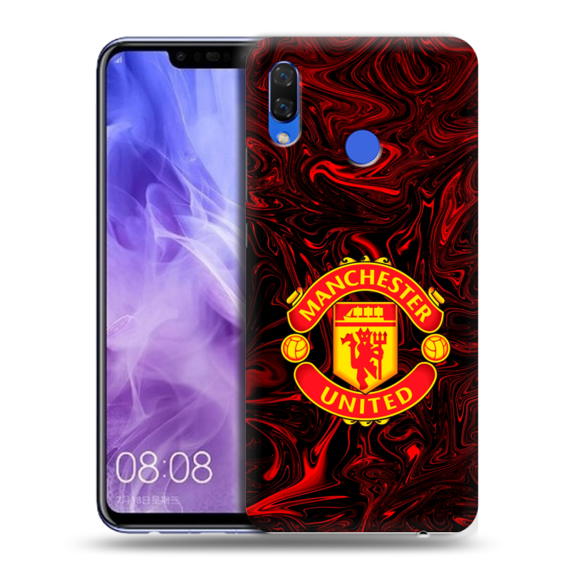 Силиконовый чехол на Huawei Nova 3i с принтом Manchester United Силиконовый чехол на Huawei Nova 3i с принтом Manchester United