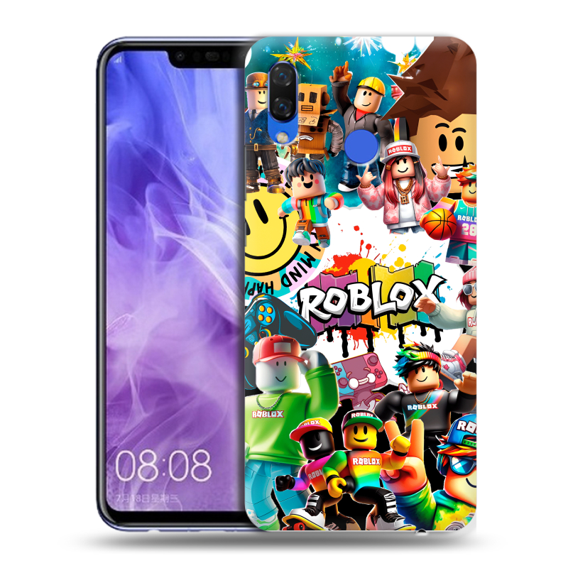 Силиконовый чехол на Huawei Nova 3i с принтом Roblox Роблокс Силиконовый чехол на Huawei Nova 3i с принтом Roblox Роблокс