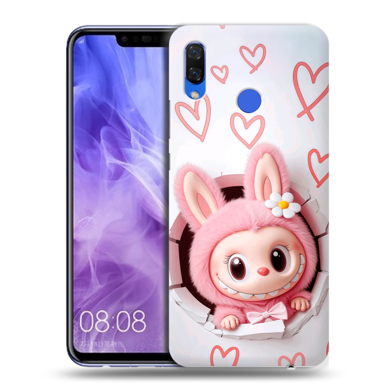 Силиконовый чехол на Huawei Nova 3i с принтом Labubu Лабубу Силиконовый чехол на Huawei Nova 3i с принтом Labubu Лабубу