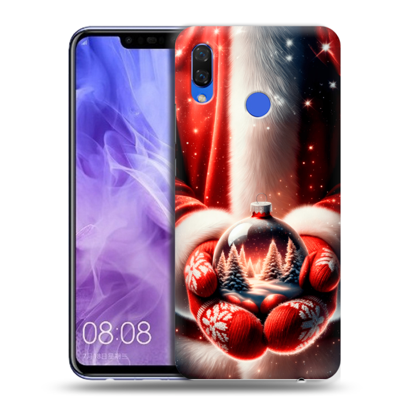 Силиконовый чехол на Huawei Nova 3i с принтом Новый год Силиконовый чехол на Huawei Nova 3i с принтом Новый год