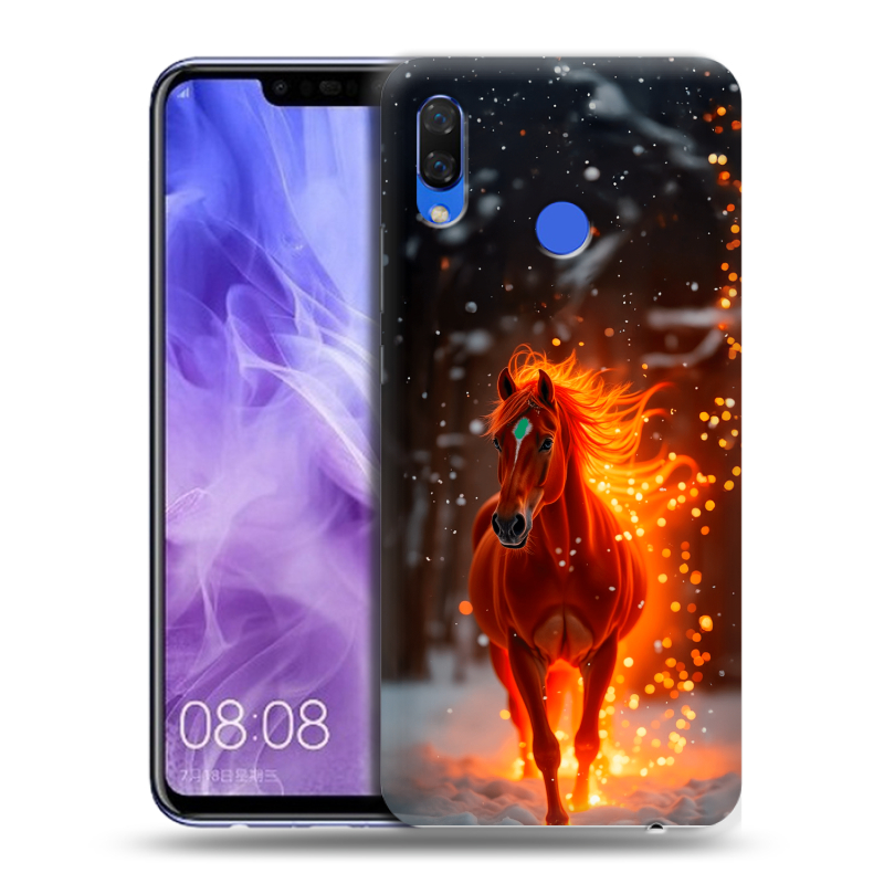 Силиконовый чехол на Huawei Nova 3i с принтом Новый год Силиконовый чехол на Huawei Nova 3i с принтом Новый год