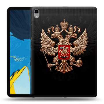Силиконовый чехол на планшета IPad Pro 11 с принтом Герб России
