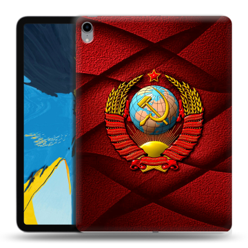 Силиконовый чехол на планшета IPad Pro 11 с принтом Герб СССР