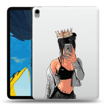 Силиконовый чехол на планшета IPad Pro 11 с принтом Женские принты