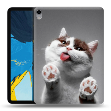 Силиконовый чехол на планшета IPad Pro 11 с принтом Коты
