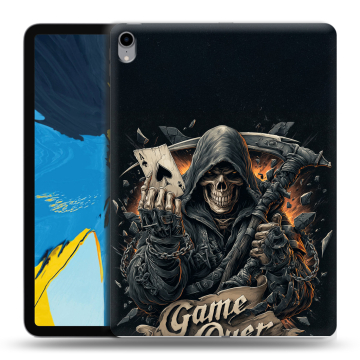 Силиконовый чехол на планшета IPad Pro 11 с принтом Скелет карты