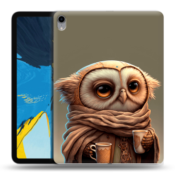 Силиконовый чехол на планшета IPad Pro 11 с принтом Сова