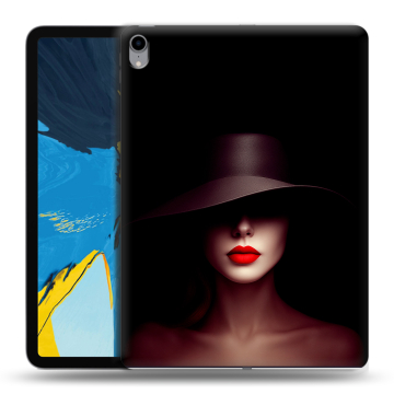 Силиконовый чехол на IPad Pro 11 с принтом Девушка в шляпе Силиконовый чехол на IPad Pro 11 с принтом Девушка в шляпе