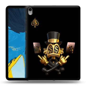 Силиконовый чехол на IPad Pro 11 с принтом Золотой скрудж макдак Силиконовый чехол на IPad Pro 11 с принтом Золотой скрудж макдак