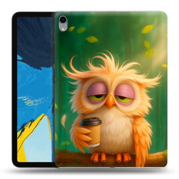 Силиконовый чехол на IPad Pro 11 с принтом сова Силиконовый чехол на IPad Pro 11 с принтом сова