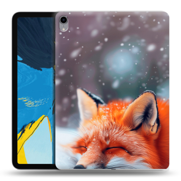 Силиконовый чехол на IPad Pro 11 с принтом лиса Силиконовый чехол на IPad Pro 11 с принтом лиса