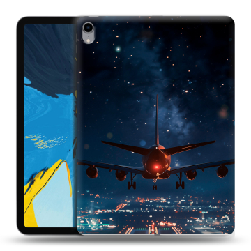 Силиконовый чехол на IPad Pro 11 с принтом самолет Силиконовый чехол на IPad Pro 11 с принтом самолет