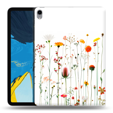 Силиконовый чехол на IPad Pro 11 с принтом цветы Силиконовый чехол на IPad Pro 11 с принтом цветы