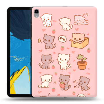 Силиконовый чехол на IPad Pro 11 с принтом Hello Kitty Хелоу Кити