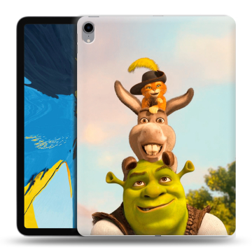 Силиконовый чехол на IPad Pro 11 с принтом Шрек Shrek