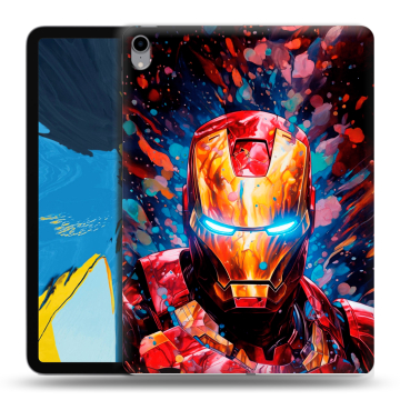 Силиконовый чехол на IPad Pro 11 с принтом Железный человек Ironman Силиконовый чехол на IPad Pro 11 с принтом Железный человек Ironman