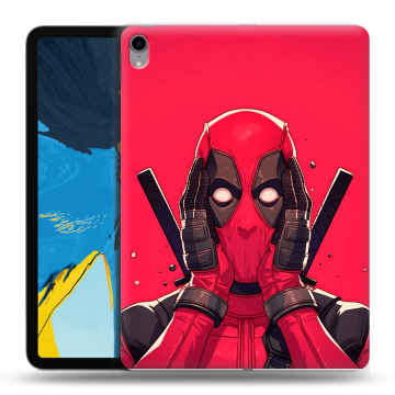 Силиконовый чехол на IPad Pro 11 с принтом Дедпул Deadpool