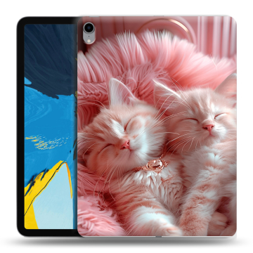 Силиконовый чехол на IPad Pro 11 с принтом котята котики Силиконовый чехол на IPad Pro 11 с принтом котята котики