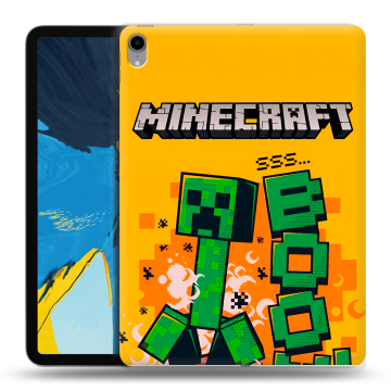 Силиконовый чехол на IPad Pro 11 с принтом Майнкрафт Minecraft Силиконовый чехол на IPad Pro 11 с принтом Майнкрафт Minecraft