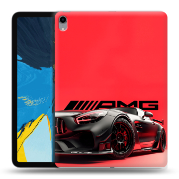 Силиконовый чехол на IPad Pro 11 с принтом Мерседес Mercedes AMG