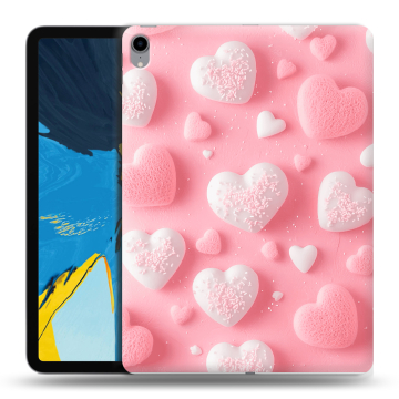 Силиконовый чехол на IPad Pro 11 с принтом Сердечки Силиконовый чехол на IPad Pro 11 с принтом Сердечки