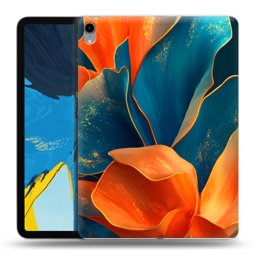 Силиконовый чехол на IPad Pro 11 с принтом Цветы