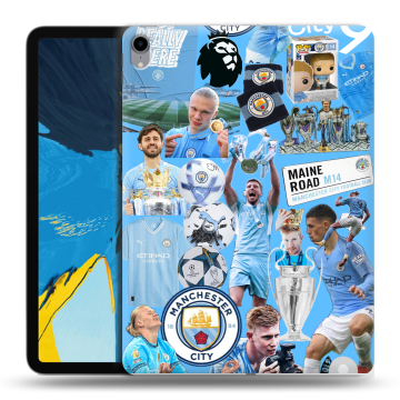 Силиконовый чехол на IPad Pro 11 с принтом Man City Манчестер Сити