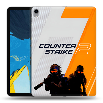 Силиконовый чехол на IPad Pro 11 с принтом Counter Strike Силиконовый чехол на IPad Pro 11 с принтом Counter Strike