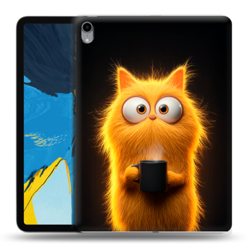 Силиконовый чехол на IPad Pro 11 с принтом Смешной кот Силиконовый чехол на IPad Pro 11 с принтом Смешной кот