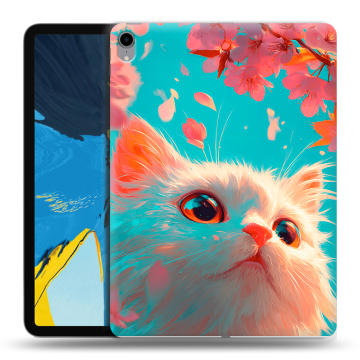 Силиконовый чехол на IPad Pro 11 с принтом Красивый кот