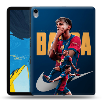 Силиконовый чехол на IPad Pro 11 с принтом Барселона Barca Yamal Силиконовый чехол на IPad Pro 11 с принтом Барселона Barca Yamal