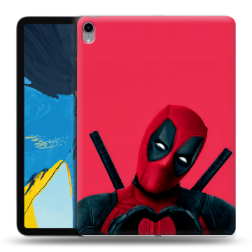 Силиконовый чехол на IPad Pro 11 с принтом Дедпул Deadpool