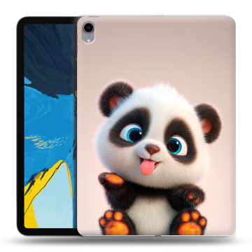 Силиконовый чехол на IPad Pro 11 с принтом милая панда Силиконовый чехол на IPad Pro 11 с принтом милая панда