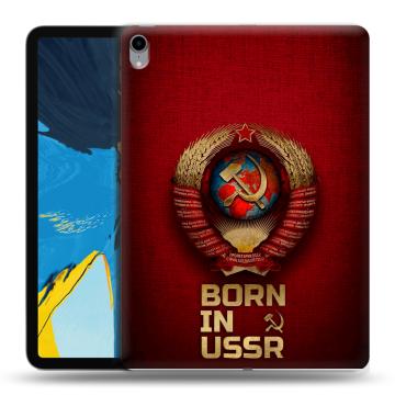 Силиконовый чехол на IPad Pro 11 с принтом Флаг Герб СССР