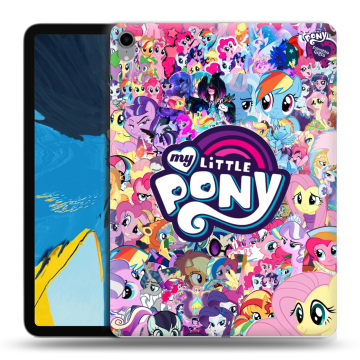 Силиконовый чехол на IPad Pro 11 с принтом My little pony Дружба чудо Силиконовый чехол на IPad Pro 11 с принтом My little pony Дружба чудо