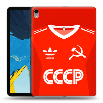 Силиконовый чехол на IPad Pro 11 с принтом Флаг Герб СССР