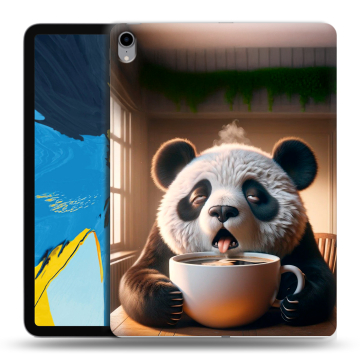 Силиконовый чехол на IPad Pro 11 с принтом смешная панда Силиконовый чехол на IPad Pro 11 с принтом смешная панда