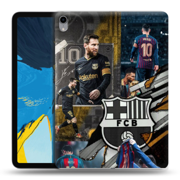 Силиконовый чехол на IPad Pro 11 с принтом Messi Barcelona Силиконовый чехол на IPad Pro 11 с принтом Messi Barcelona