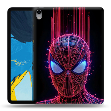 Силиконовый чехол на IPad Pro 11 с принтом Spiderman Человек паук Силиконовый чехол на IPad Pro 11 с принтом Spiderman Человек паук