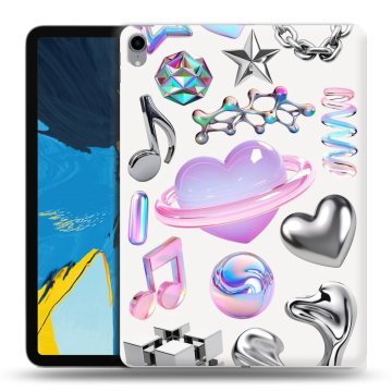 Силиконовый чехол на IPad Pro 11 с принтом Y2K Силиконовый чехол на IPad Pro 11 с принтом Y2K