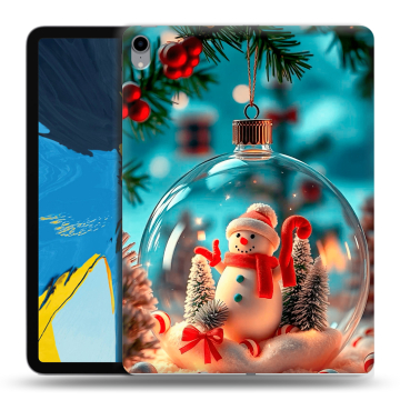 Силиконовый чехол на IPad Pro 11 с принтом Новый год