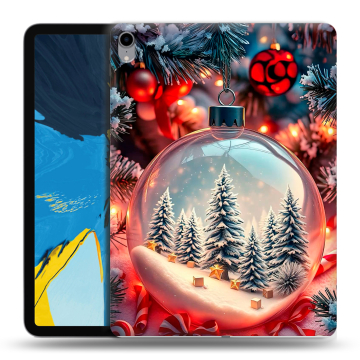 Силиконовый чехол на IPad Pro 11 с принтом Новый год