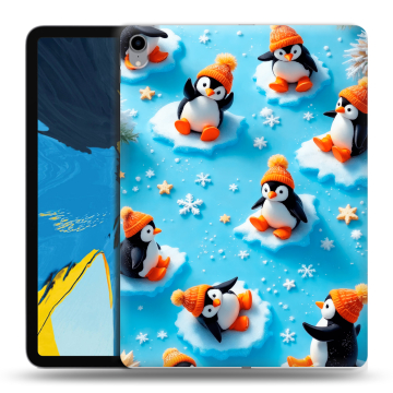 Силиконовый чехол на IPad Pro 11 с принтом Новый год