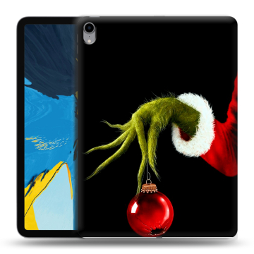 Силиконовый чехол на IPad Pro 11 с принтом Новый год Гринч