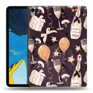 Силиконовый чехол на IPad Pro 11 с принтом Новый год
