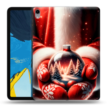Силиконовый чехол на IPad Pro 11 с принтом Новый год