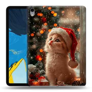 Силиконовый чехол на IPad Pro 11 с принтом Новый год