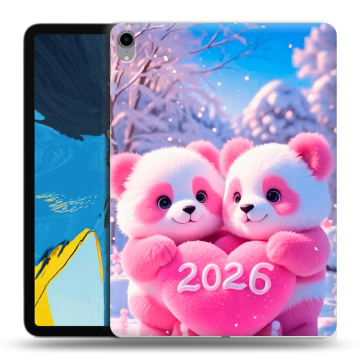 Силиконовый чехол на IPad Pro 11 с принтом Новый год